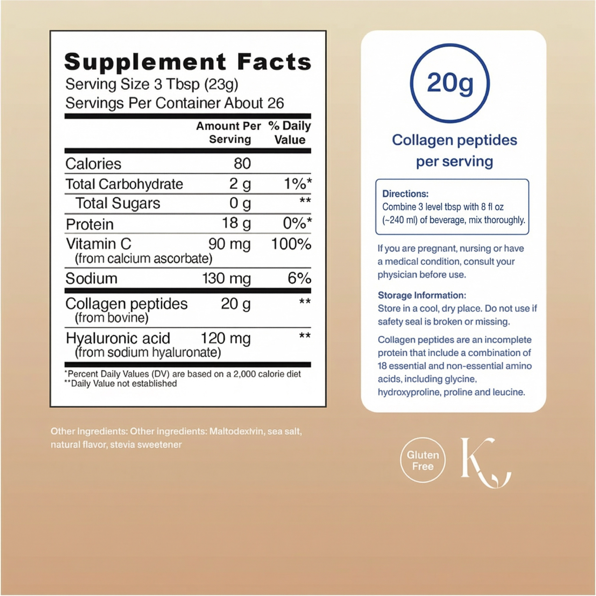 Vanilla Collagen Peptides Advanced