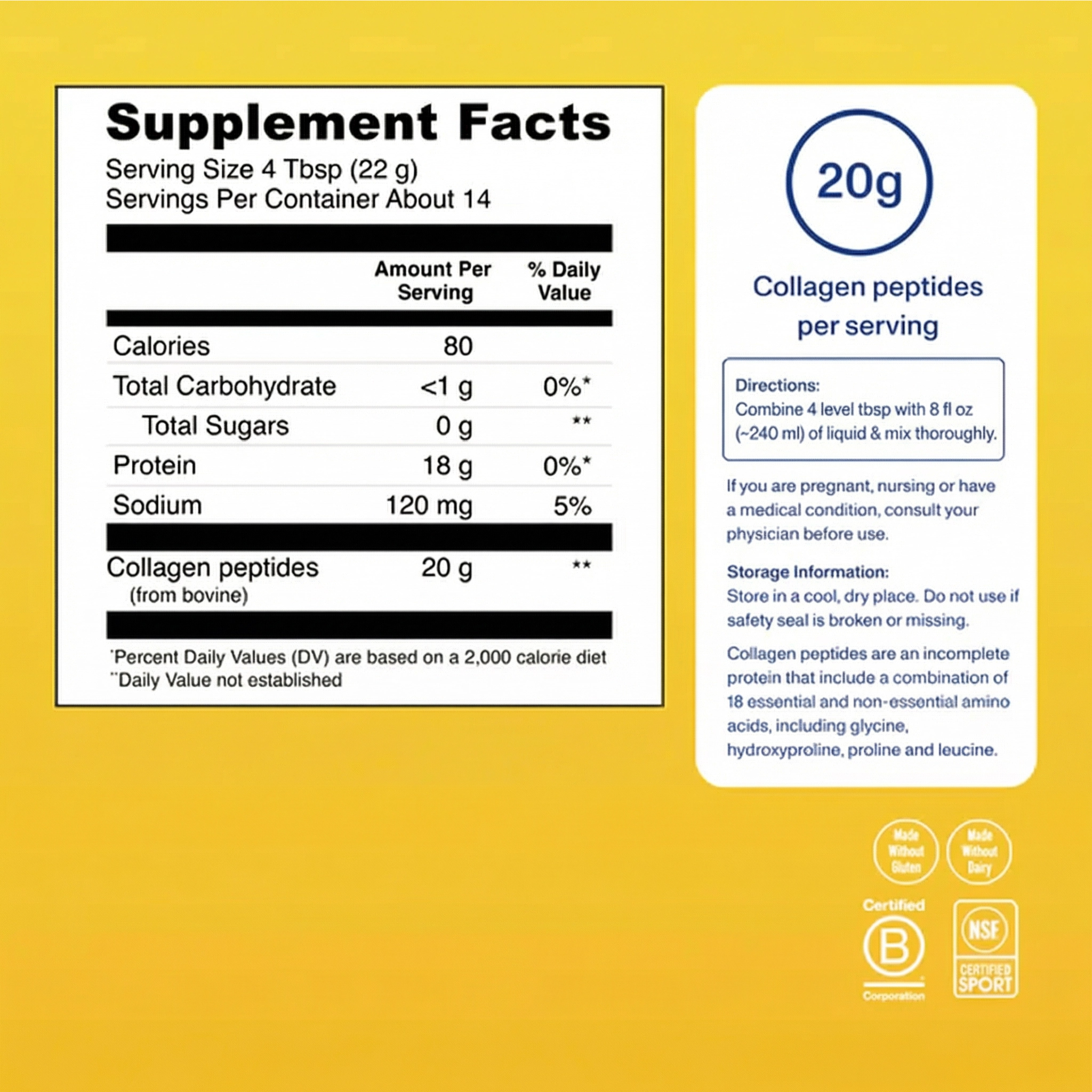 Lemon Collagen Peptides