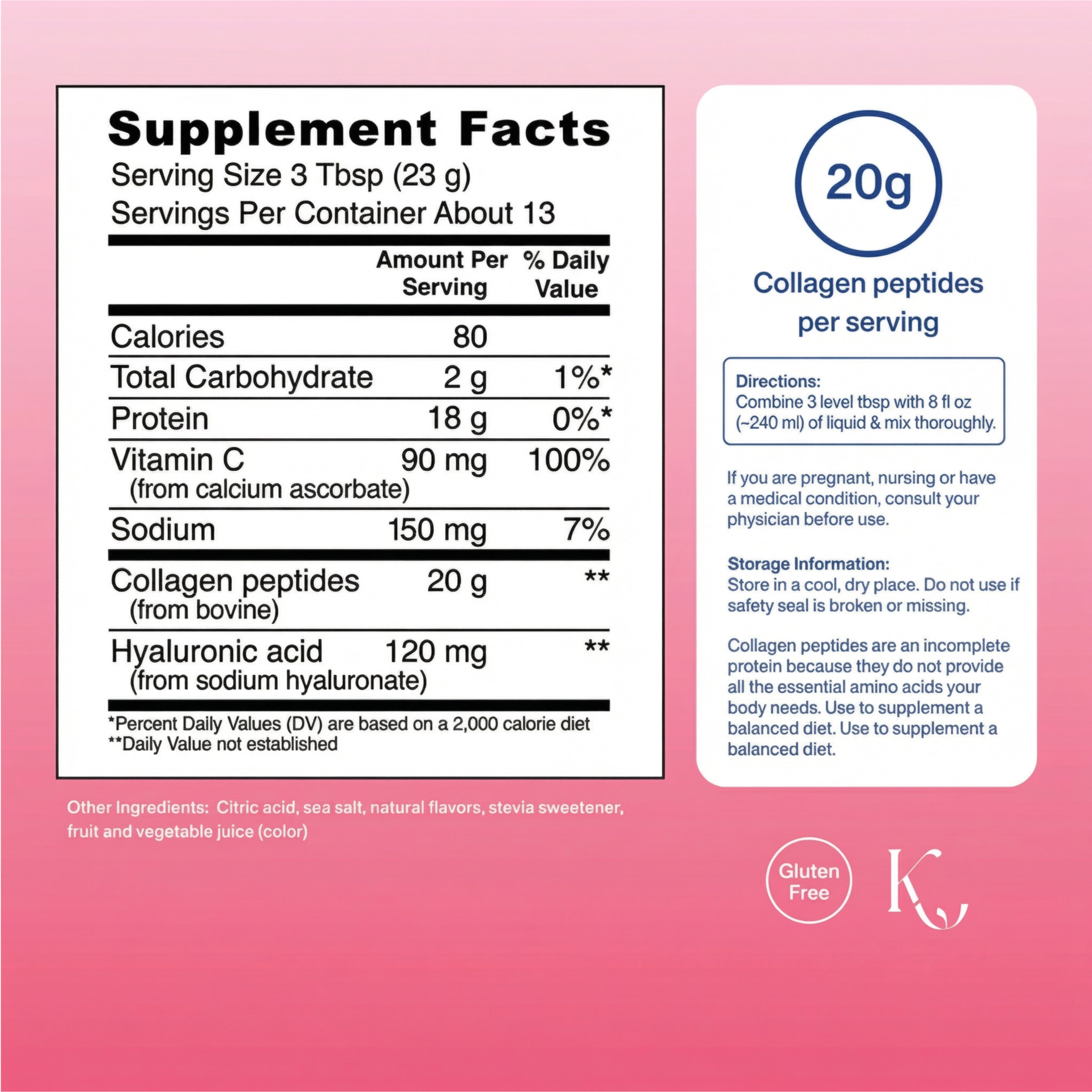 Strawberry Lemon Collagen Peptides Advanced